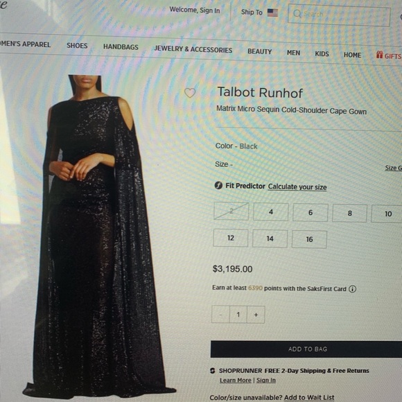 Talbot Runhof Formal long sequins dress - Picture 8 of 8